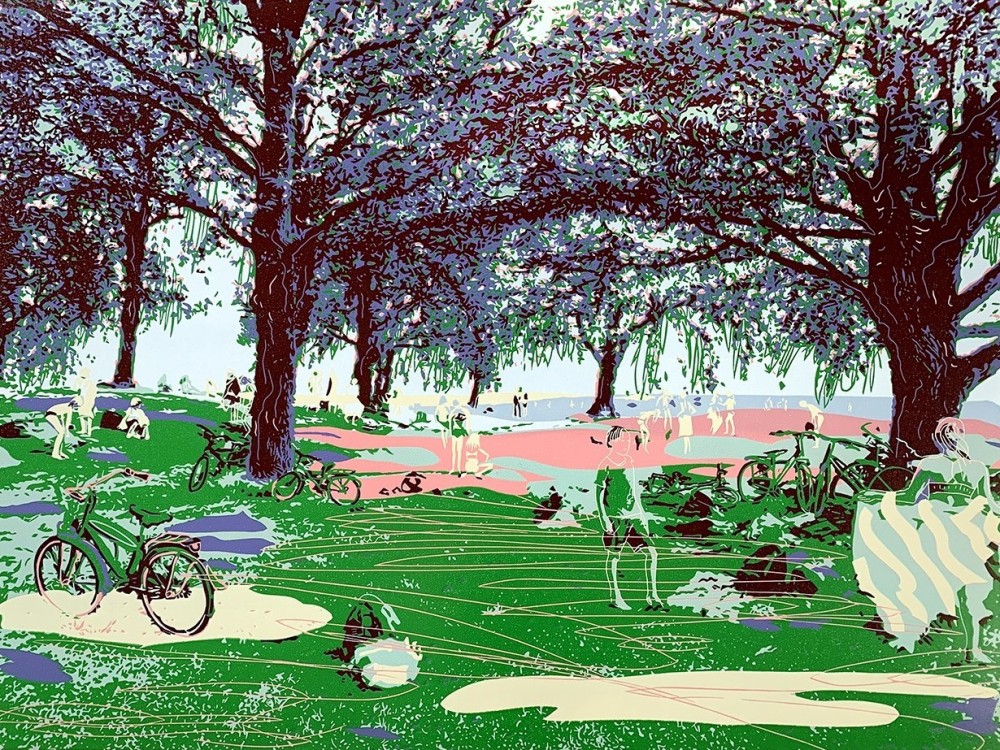 Grafiek hoe herken je of iets een houtsnede, ets, litho of zeefdruk is? Kunstpunt Groningen