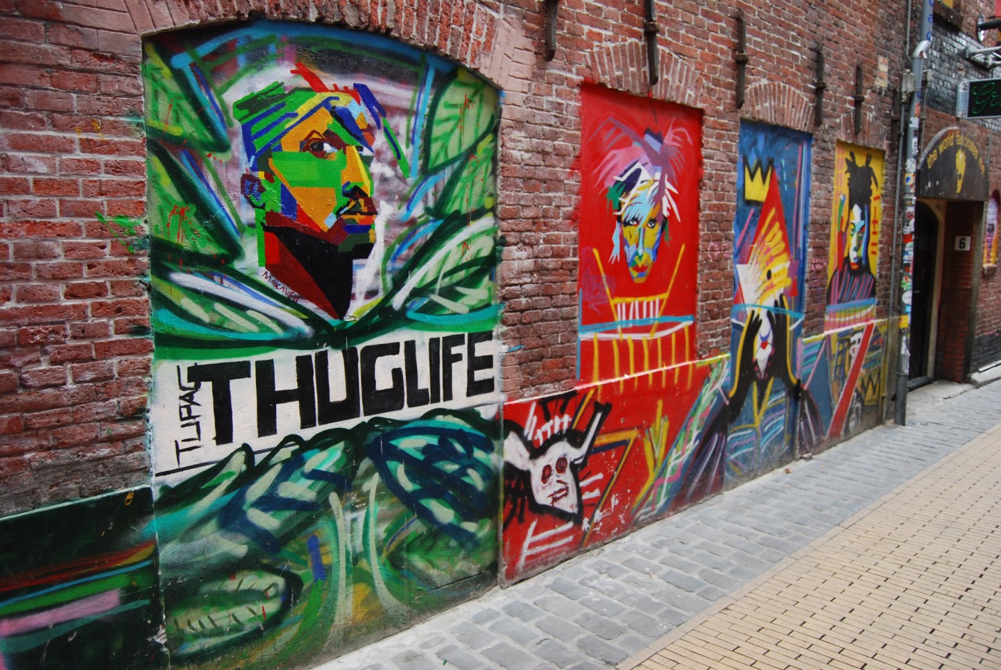 Streetart Papengang Kunstpunt Groningen