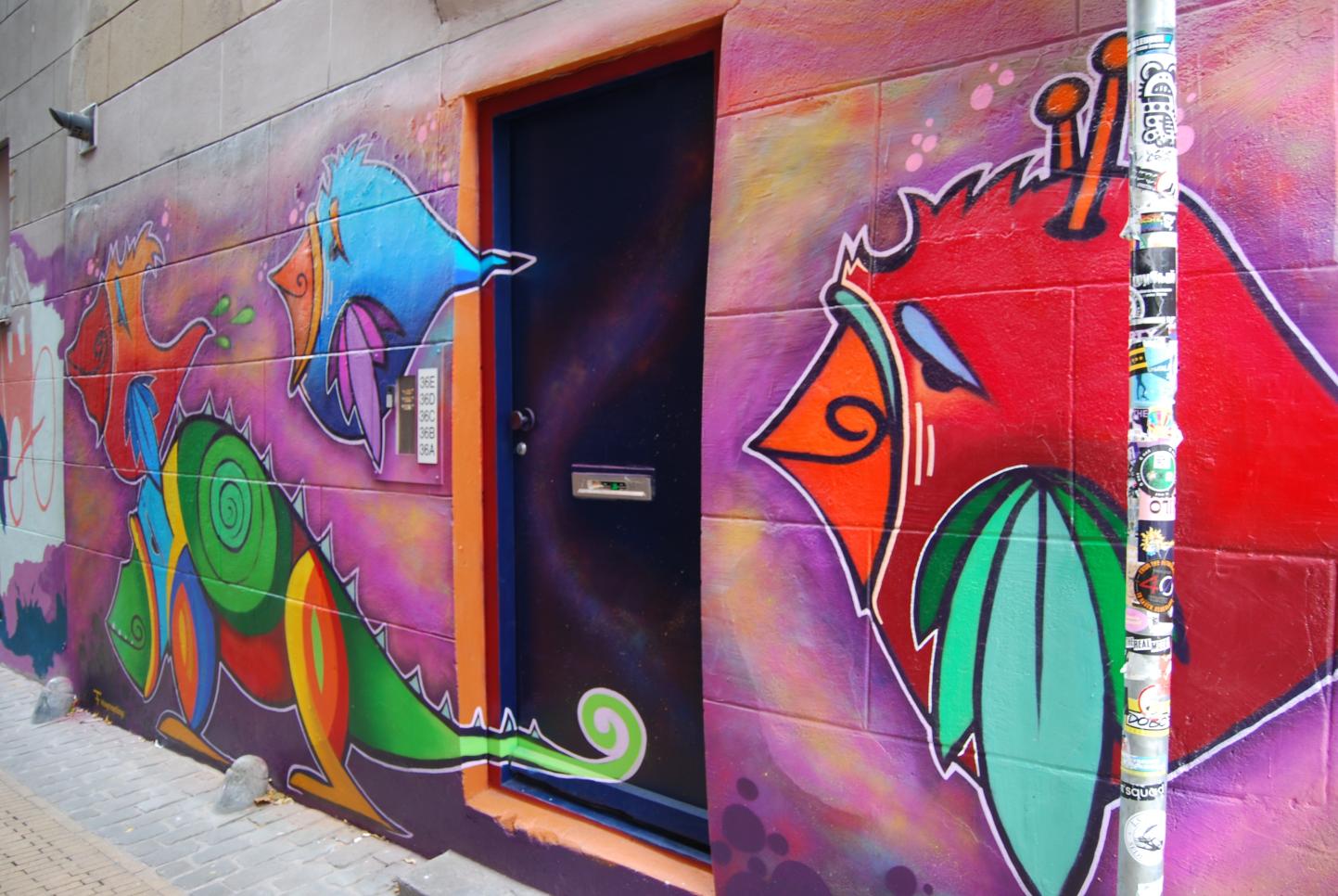 Streetart Papengang Kunstpunt Groningen